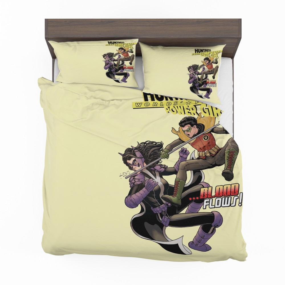 Alternative view of Huntress Worlds Finest Robin DC Comics Bedding Set - Custom Bedding Set