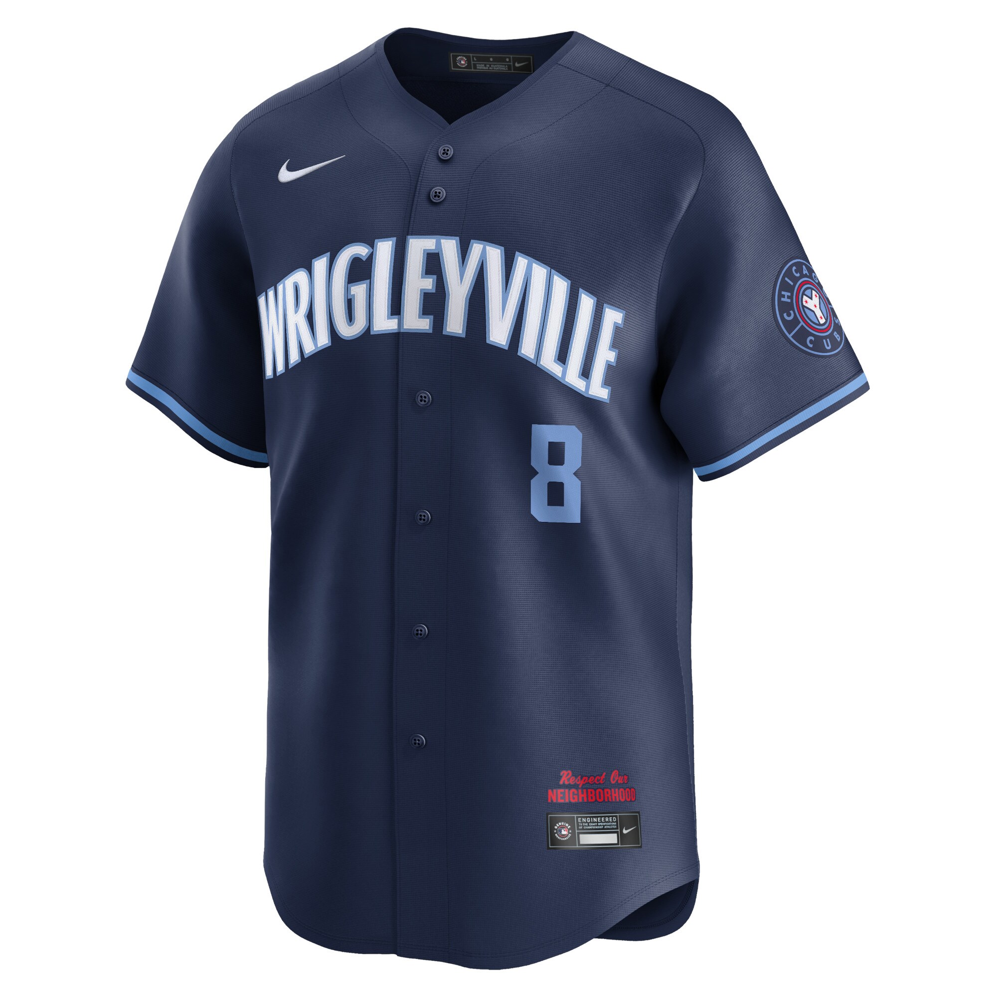 Alternative view of Ian Happ Chicago Cubs City Connect Limited Player Jersey - Navy