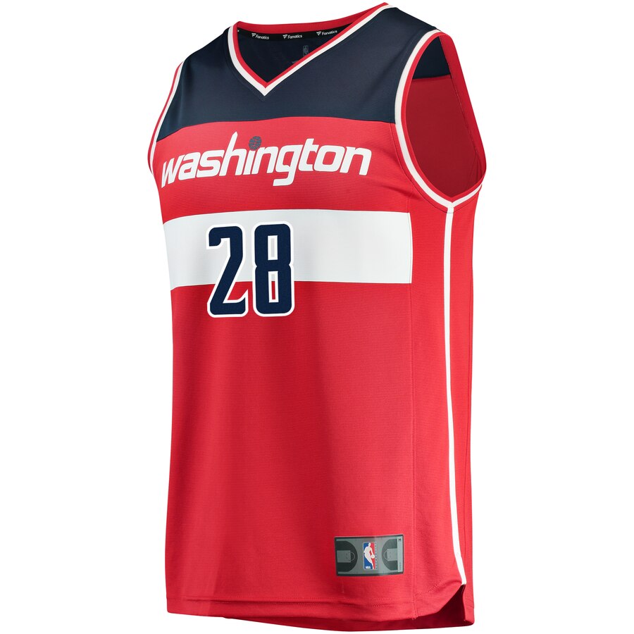 Alternative view of Ian Mahinmi Washington Wizards Fanatics Branded Fast Break Replica Team Color Player Basketball Jersey Red - Icon Edition