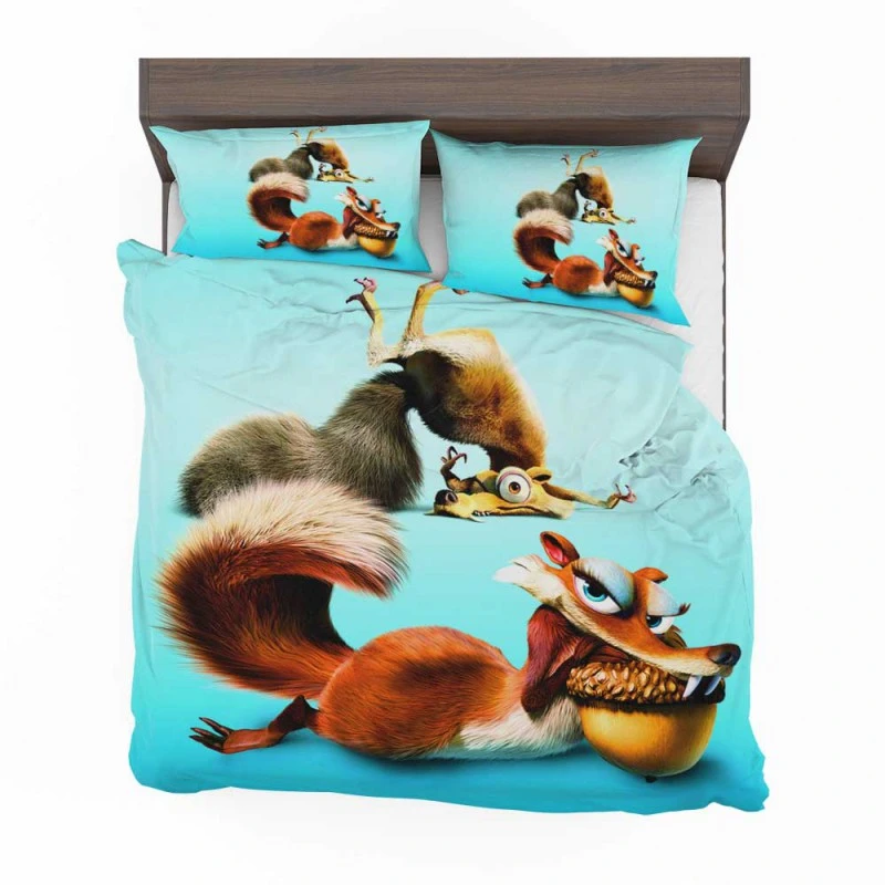 Alternative view of Ice Age Dawn Of The Dinosaurs Movie Scrat Bedding Set - Custom Bedding Set