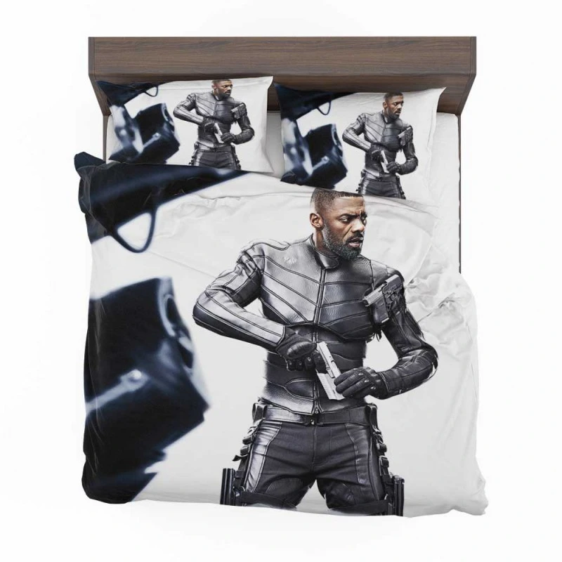 Alternative view of Idris Elba In Fast & Furious Presents Hobbs & Shaw Movie Bedding Set - Custom Bedding Set