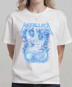 Alternative view of Metallica Ouija Guitar Black Unisex Shirt