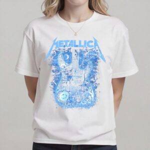 Alternative view of Metallica Ouija Guitar Black Unisex Shirt