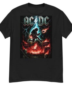 AC/DC Rock Band Graphic Tee &ndash; Classic Hard Rock Streetwear Shirt