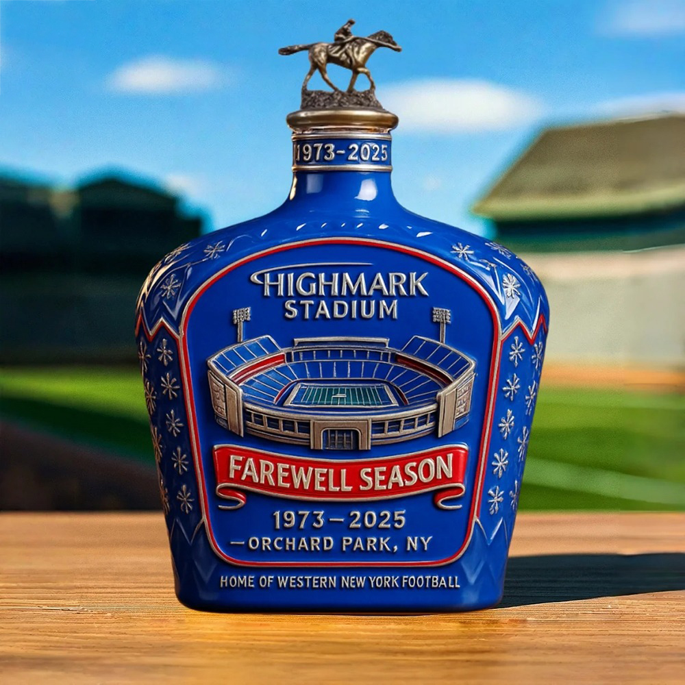 Highmark Stadium Farewell Season Whiskey Bottle 2025 - Image 3