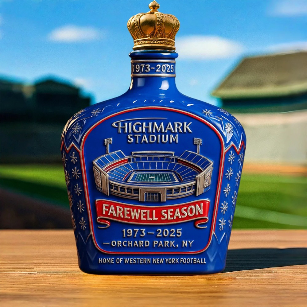 Highmark Stadium Farewell Season Whiskey Bottle 2025 - Image 4