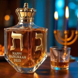 Light Up Your Celebrations: Happy Hanukkah 2025 Decanter!