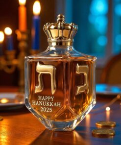 Alternative view of Light Up Your Celebrations: Happy Hanukkah 2025 Decanter!