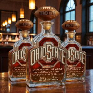 Pouring 135 Years of Greatness: The “Ohio Against The World” Commemorative Whiskey Bottle