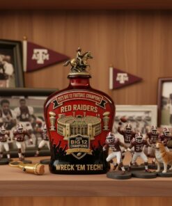 Guns Up, Champions! Celebrate the 2025 Big 12 Victory with the Red Raiders “Wreck ‘Em Tech” Collector’s Bottle
