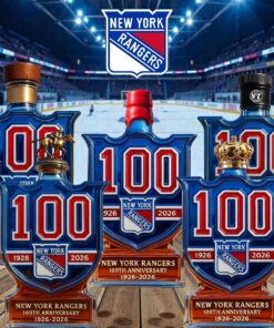Celebrate a Century of Grit: The New York Rangers 100th Anniversary (1926-2026) Whiskey Bottle