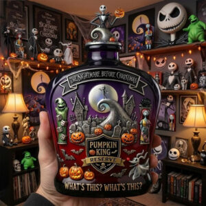 The Nightmare Before Christmas Pumpkin King Reserve Jack Skellington 2025 Whiskey Bottle