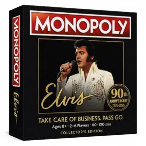 Elvis Presley Monopoly Game 90Th Anniversary Limited Collectors Edition Board Game