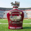 Oklahoma Memorial Stadium 130Th Anniversary Commemorative Whiskey Bottle Decanter