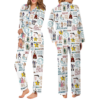 Hamilton American Musical Satin Pajamas Set