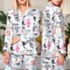 Elvis Presleyv Satin Pajamas Set For Women