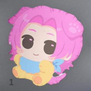 Alternative view of Kawaii Blue-Haired Chibi Cat-Girl Plush