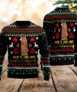 Where Is Jimbo James Ugly Christmas Sweater, Marcus The Worm Shirt, Virtual Meme Holiday Jumper, Funny Xmas Party Outfit