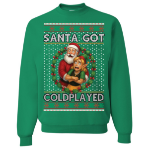 Alternative view of Ugly Christmas Sweater | Santa Got Coldplayed | Funny Xmas Sweatshirt