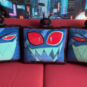 Alternative view of Preorder Hazbin Hotel throw double side plush pillow / pillowcase , gift for fans