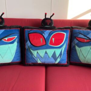 Preorder Hazbin Hotel throw double side plush pillow / pillowcase , gift for fans