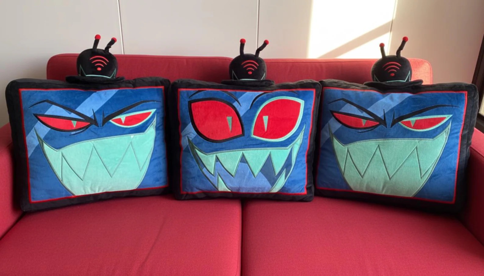 Preorder Hazbin Hotel throw double side plush pillow / pillowcase , gift for fans