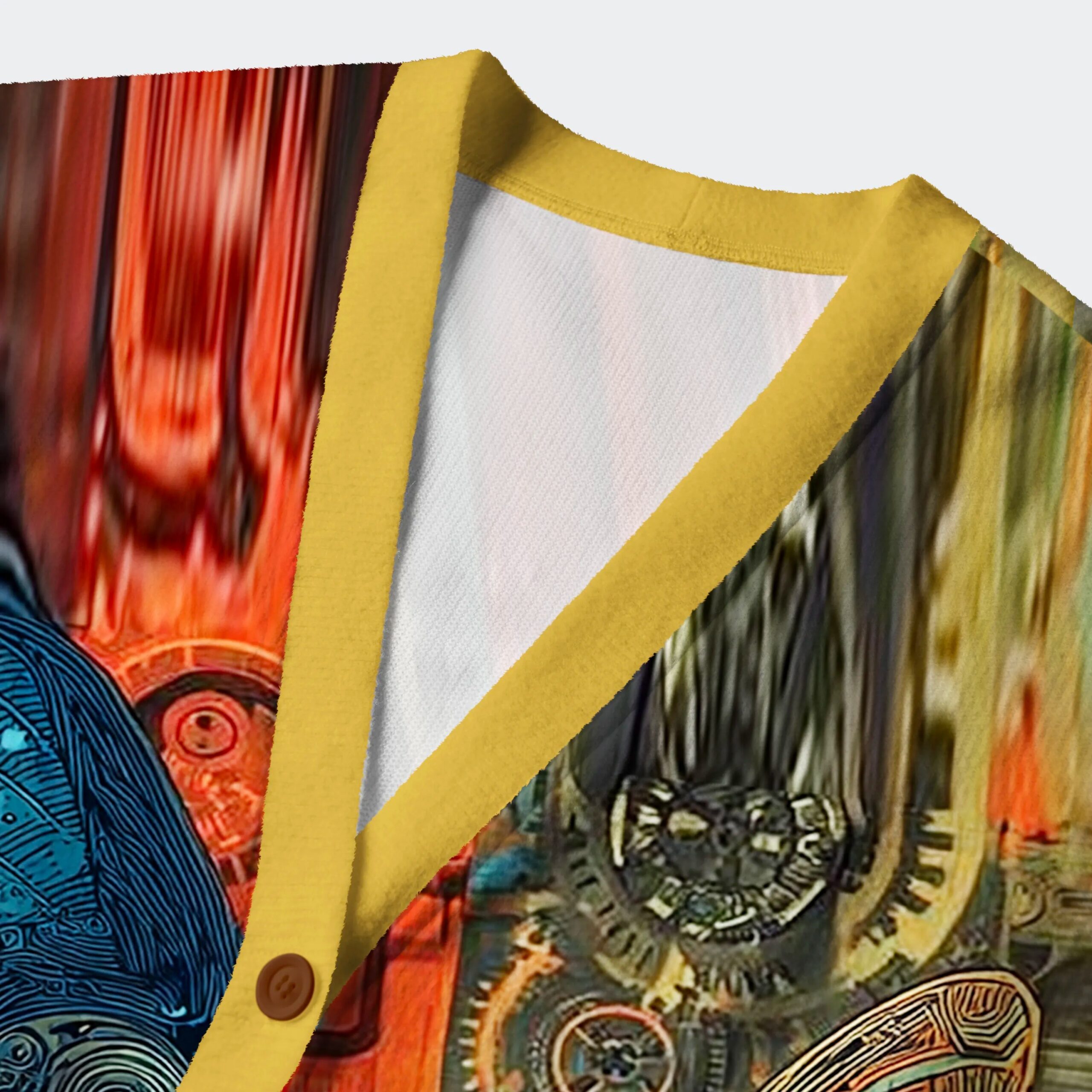 The Rise Of The Mechanical Cat Ugly Cardigan Sweater - Image 3