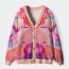 Birdsong And Blossoms Ugly Cardigan Sweater