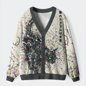 In the Spectrum of Cats Ugly Cardigan Sweater