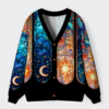 Sanctum of Sun, Moon, and Stars Ugly Cardigan Sweater