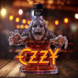 Alternative view of Ozzy Osbourne Iconic Look Custom Whiskey Bottle