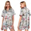 Taylor Swift Satin Pajamas Set, Taylor Version Pajamas Set, Swiftie Pajama Set