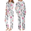 Elvis Presleyv Satin Pajamas Set For Women