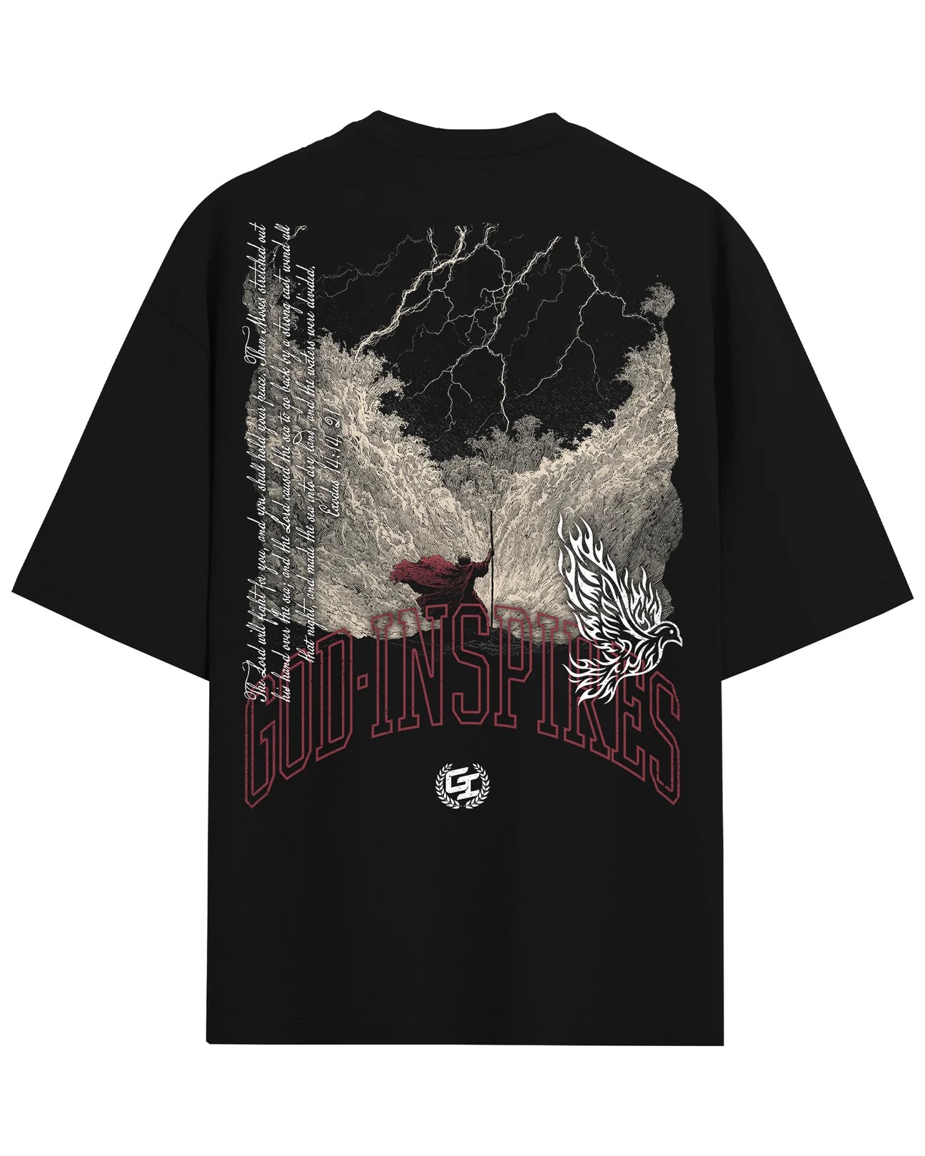 'Moses Parting the Red Sea' Oversized T-Shirt