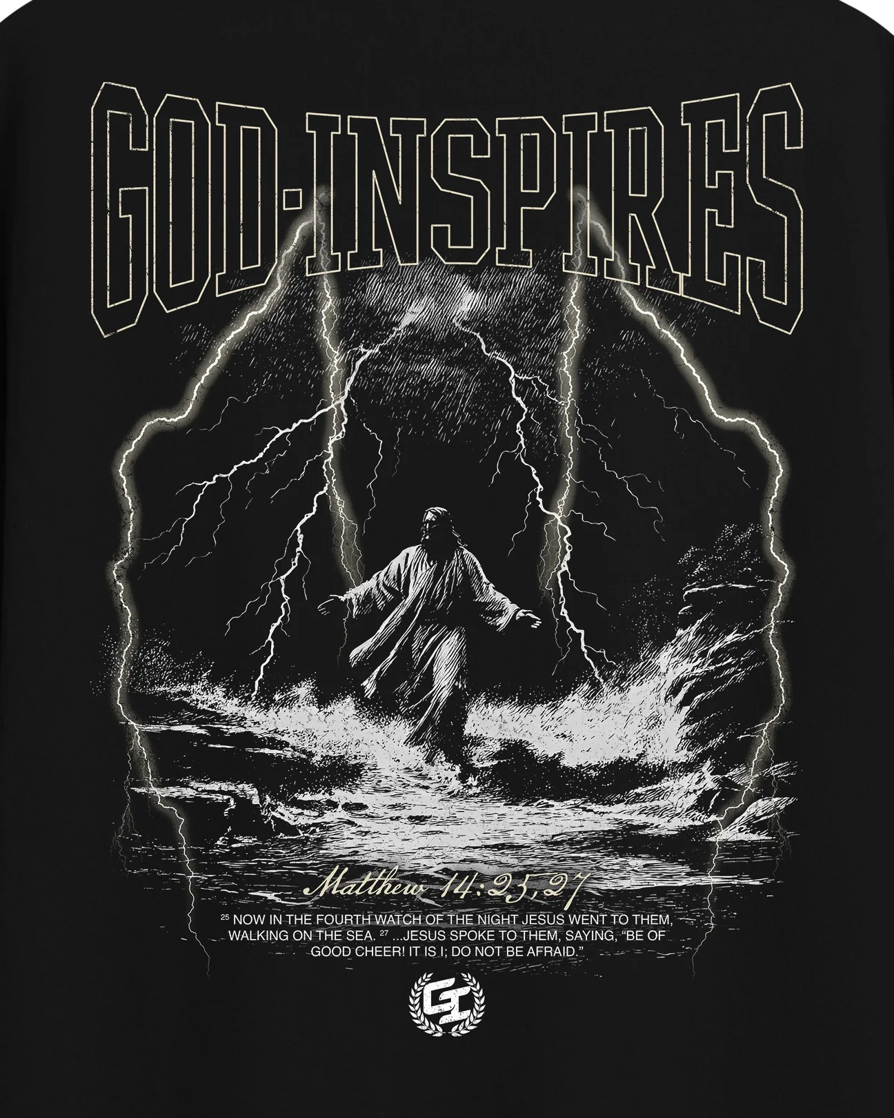 'Jesus Walks on Water' T-Shirt - Image 3