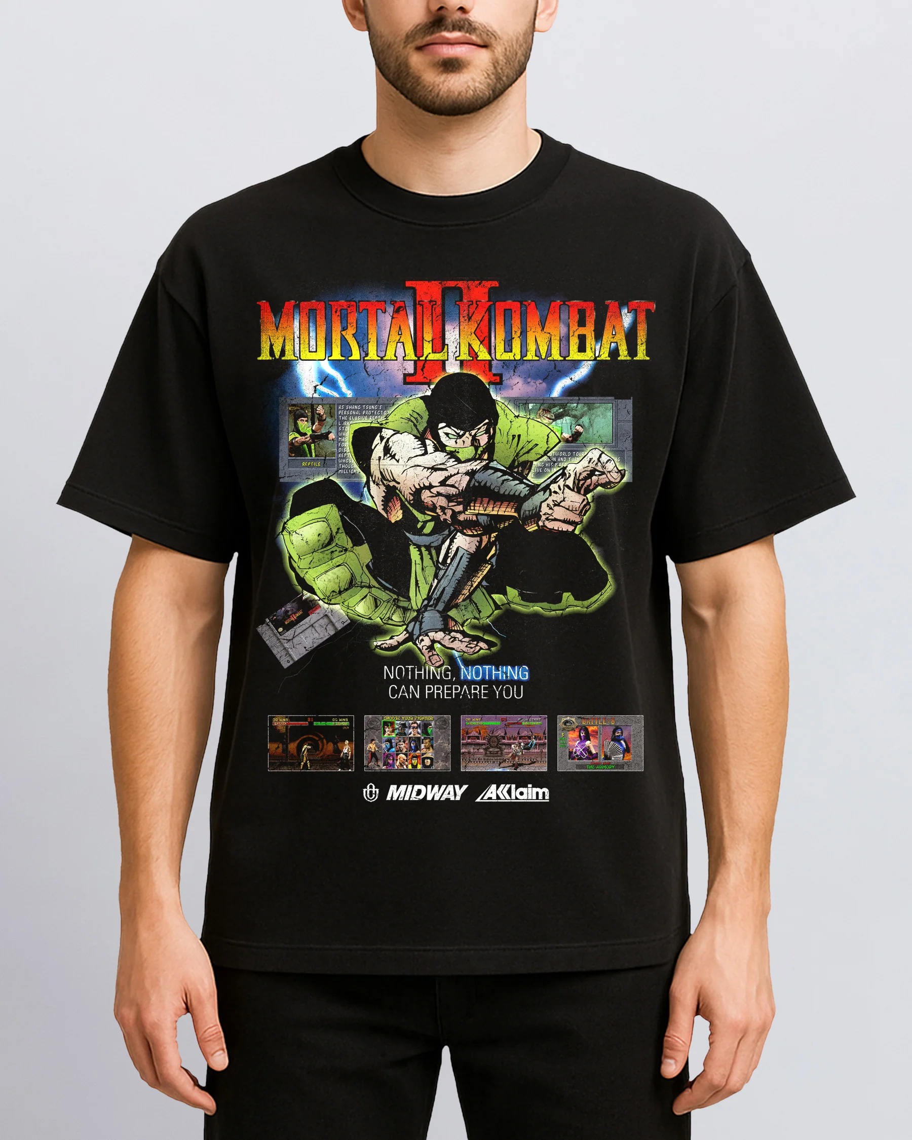 Video Games 'Mortal Kombat II: Reptile' T-Shirt - Image 2
