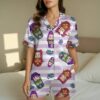 KPop Demon Hunters Huntrix Ramen Satin Pajamas Set, Huntrix Pajamas, Rumi Mira Zoey Pajamas, Kpop Fan Gifts, Derpy Tiger Inspired Sleepwear