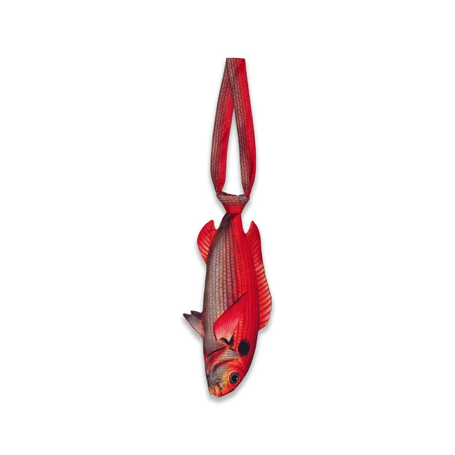 Red Fish Tie 3D Tropical Fish Neck Tie, Vintage Tie, Novelty Tie, Tie Accessories Holiday Gift, Tie Gift, Tie Accessories - Image 2