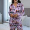 Demon Hunters Satin Pajamas Set, Girl Group K-Pop Sleepwear, Mira Rumi Joey Pajamas, Gift for Kpop Lovers