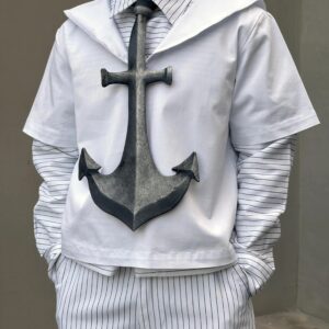 Anchor Tie Large Metal Anchor Neck Tie, Vintage Tie, Novelty Tie, Tie Accessories Holiday Gift, Tie Gift, Tie Accessories