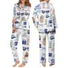 Am I Okay Moroney Silky Satin Pajama Set For Women
