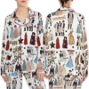 Hamilton Musical Silk Satin Pajamas Set For Women