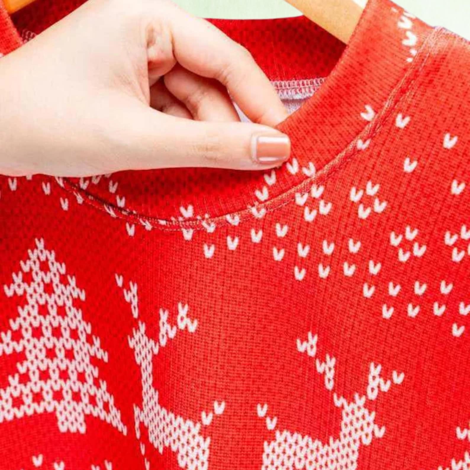 Funny Watermelon Fish Christmas Sweater, Weird Meme Holiday Sweater, Ugly Xmas Sweater for Men Women, Quirky Winter Gift - Image 2