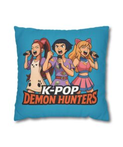 K-Pop Demon Hunters Pillowcase, Fun Home Décor, K-Pop Gift, Anime Room Decor, Cushion Cover, Kids Room Accessories