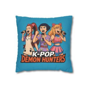 K-Pop Demon Hunters Pillowcase, Fun Home Décor, K-Pop Gift, Anime Room Decor, Cushion Cover, Kids Room Accessories