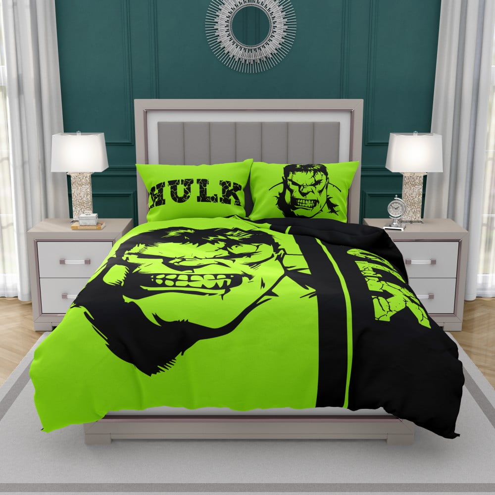 Alternative view of Incredible Hulk Bedding Set Queen Size For Teen - Custom Bedding Set