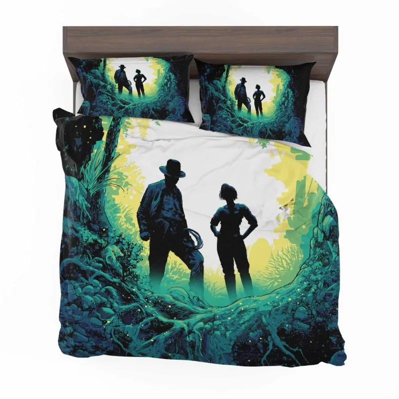 Alternative view of Indiana Jones And The Dial Of Destiny The Final Quest Bedding Set - Custom Bedding Set