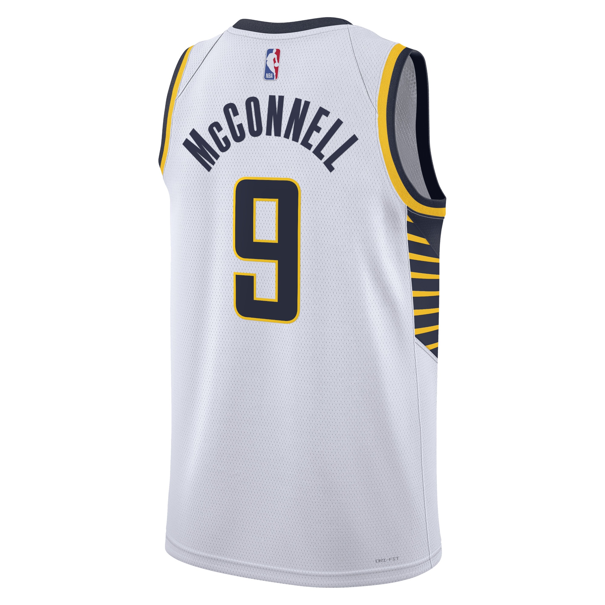 Alternative view of Indiana Pacers Association Edition Swingman Basketball Jersey - White - T.J. McConnell - Unisex - JS344 