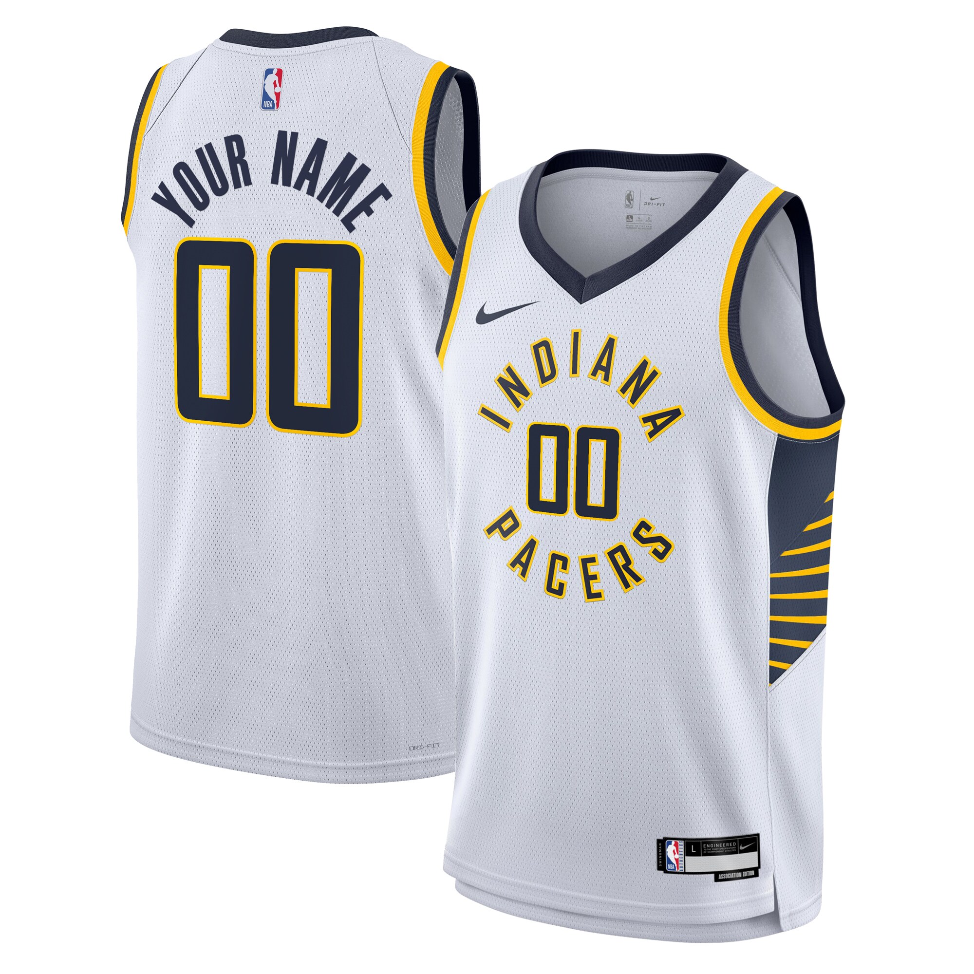 Indiana Pacers Association Swingman Basketball Jersey - Custom - Youth - JS659 