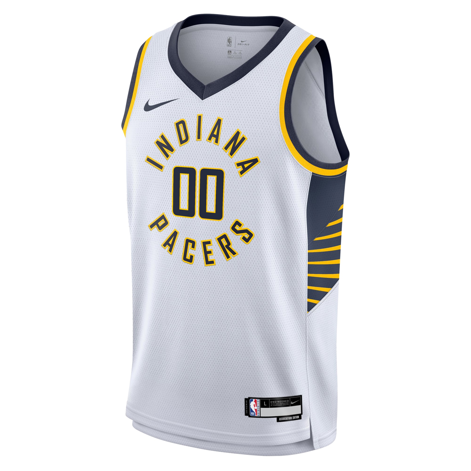 Alternative view of Indiana Pacers Association Swingman Basketball Jersey - Custom - Youth - JS659 